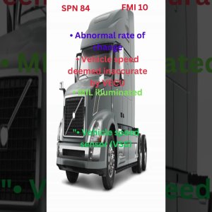 Volvo Truck D13 Fault Code SPN 84 FMI 10 Causes & Solutions